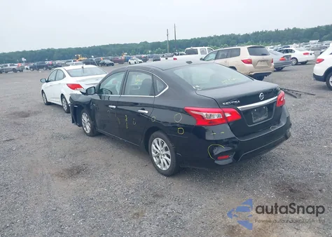 2018 Nissan Sentra Sv z USA, uszkodzony, nr VIN 3N1AB7AP6JL646394